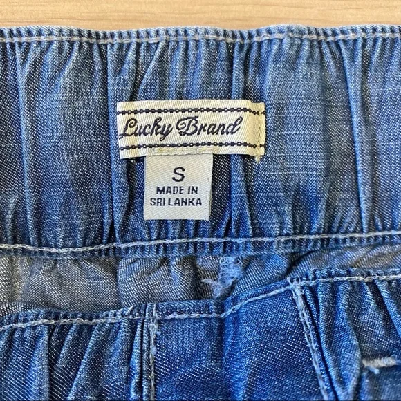 LUCKY BRAND~LIGHT WEIGHT HIGH RISE DENIM JOGGER~SMALL - Picture 6 of 7